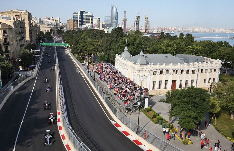 Circuit Formule 1 Baku Azerbaïdjan 2017