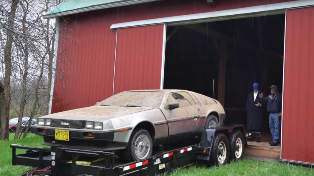 Une Delorean retrouvée après 32 ans de stationnement